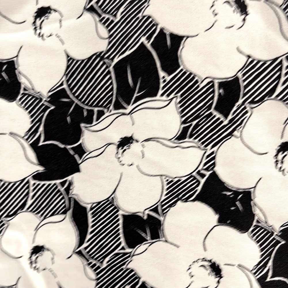 Tracy Reese plenty Black and White Floral summer dress size 8 - Picture 7 of 10